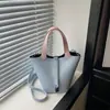 Bolsa tipo balde nicho cesta de legumes bolsa feminina toque de luxo pequena bolsa de mão moderna para o dia a dia bolsa transversal bolsa texturizada bolsa feminina