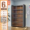 Vitrina para Figuras, Vitrina de Cristal para Uso Doméstico, Estantería, Armario de Almacenamiento para Cajas Sorpresa, Armario de Metal para Muñecas Modelo, Vitrina
