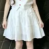 Conjunto de Niña 2026 Nuevo Estilo Delgado de Verano, Muy Bonito, Lujo Ligero, Exquisito, Diseño de Nicho, Falda Blanca