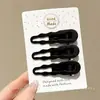 Pinza para el Cabello Estilo Coreano Retro Estampado de Leopardo para Mujer Horquilla Exquisita de Gama Alta Clip BB Dulce Dopamina Clip para Flequillo Lateral Accesorios para el Cabello