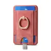 Aplicable al teléfono móvil Apple 15, tarjetero magnético MagSafe, pegatina trasera de cuero para tarjetero, tarjetero para iPhone14 ProMax