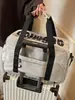 Bolsa de Viagem de Grande Capacidade Feminina Portátil Moderna de Viagem Leve Bolsa Esportiva de Fitness Bolsa de Armazenamento para Curta Distância Mala de Viagem