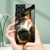 Aplicável para Capa de Celular Samsung S26ULTRA A57 Planeta do Universo S24 Capa Protetora Concha de Vidro Temperado A07 Espaço