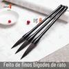 Pincel para Pintura e Caligrafia Lanting Alce Conjunto Grande, Médio e Pequeno Caligrafia Rankings Ou Kai Pintura de Prática Estudo de Paisagem Quatro Tesouros