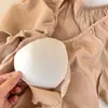Novos Pijamas de Algodão Nuvem Estilo Primavera e Outono com Bojos para Mulheres, Cardigan de Manga Longa com Babados, Roupa de Casa, Pode Ser Usado Fora como um Conjunto
