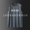 Chaleco Fino de Seda Helada Absorbente de Sudor Sin Mangas para Entrenamiento de Carrera de Verano Ropa para Hombre Deportiva Transpirable de Secado Rápido Venta al por Mayor