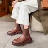 Botines Chelsea Gruesos de Estilo Británico Retro Versátiles 2026 Otoño Nueva Llegada Temperamento Suave Cómodos Botas Martin