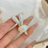 Pinza para el Cabello de Conejo de Perla de Imitación de Gama Alta para Mujer, Pinza Lateral, Pinza para Flequillo, Pinza para el Frente del Cabello, Pinza de Pato, Pasador