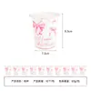 Festa de Aniversário Temática de Laços Rosa Transfronteiriça Utensílios de Mesa Toalha de Mesa Descartável Guardanapos de Papel Pratos de Jantar Conjunto de Balões