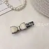 Presilha de Cabelo Luxuosa com Laço, Design Exclusivo, Acessório de Cabelo Estilo Coreano, Elegante e Estilosa, Presilha de Cabelo Preto e Branco Inspirada em Chanel