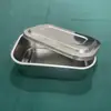 Caja de Esterilización de Acero Inoxidable 304 con Tapa, Charola Cuadrada con Tapa, Charola de Esterilización, Charola Quirúrgica, Charola para Instrumentos, Charola de Esterilización