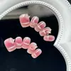 Liquidação EspecialUnhas Usáveis Totalmente Feitas à Mão Novo Estilo Clareamento Suave Olho de Gato High-End Estilo Curto Aluno Tapete