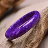 Pulsera Púrpura Imitación Shujulai Sudafricana Sugilita Rosa Flor de Cerezo Pulsera de Jade para Mujer Bonito Violeta Melocotón Flor de Cerezo Pulsera de Jade para Mujer