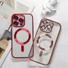 Adecuado para funda de teléfono iPhone16ProMax con película de lente Funda blanda con película de lente magnética Apple 16/15/14PR