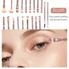 Set de 40 Piezas de Herramientas de Belleza Esponja de Maquillaje Esfera Limpiadora Facial Pinceles de Maquillaje Xiyin Te Suministro Exclusivo Transfronterizo