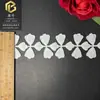 Novos acessórios de bordado solúveis em água de seda de leite 4cm para roupas femininas, vestidos de noiva, roupas infantis, acessórios para casa, em estoque atacado