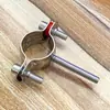 Braçadeira de Tubo de Aço Inoxidável 304 com Parafuso m8 Braçadeira de Aro Suporte de Fixação de Tubo 4 pontos 6 pontos Tubo de Água Tubo de Gás Clipe de Tubo