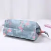 Bolsa de Maquillaje de Alto Valor Bolsa de Almacenamiento Cosmético de Mano Estilo Fresco Bolsa de Artículos Esenciales de Viaje Kit de Costura Gran Capacidad
