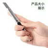 Deli 2053 oficina carcasa metálica aleación de acero cuchillo artístico pequeño 9mm cortador de papel cuchillo artístico para película de coche