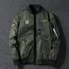 Chaqueta Ligera para Hombre Estilo Piloto de la Fuerza Aérea Americana Ma1 Primavera y Otoño Uniforme de Béisbol Marca de Moda Chaqueta de Doble Cara