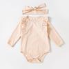 Ropa de Envoltura para Bebé Estilo Fart Clothes Primavera y Otoño Ropa Triangular 2023ins Estilo Europeo y Americano Nuevo Traje de Escalada de Algodón de Manga Larga para Hombres y Mujeres