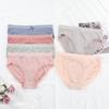 Nova calcinha feminina de cintura média de renda sexy sem costura japonesa confortável respirável grafeno crotch cuecas para meninas