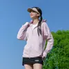 Roupa Leve com Proteção Solar para Mulheres no Verão, Anti-UV, Secagem Rápida, Fresca, Respirável, Jaqueta Repelente à Água, Jaqueta Curta