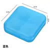 Mini Organizador de Pastillas de Cuatro Compartimentos Portátil para Viaje de Una Semana para Equipaje de Mano Linda Caja Pequeña para Joyería y Almacenamiento de Medicinas