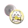 Jiyka Wow chiikawa Adesivos para Geladeira Envolventes Adesivos Magnéticos Decoração Ímã de Lembrança Anime Adesivos de Geladeira de Folha de Flandres