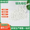 Masterbatch de enchimento de carbonato de cálcio PP por atacado, masterbatch de enchimento de filme soprado por injeção de PE reforçado, fácil de dispersar, plastificante, masterbatch de cor forte