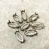 Soporte de Base de Cobre con Garras Huecas Color K Blanco con Agujeros Laterales, Soporte de Garra Hueca, Soporte para Diamantes, Accesorios para Manualidades para Coser Ropa, Bolsos, Zapatos