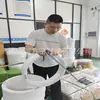 Fornecimento de tubo de PTFE puro de tamanho grande/tubo de PTFE/tubo de PTFE/tubo de plástico
