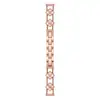 Pulseira universal para Apple Watch - iWatch S11/12 feminina de metal com flor de quatro pétalas - Pulseira para relógio GT