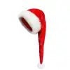 Gorro de Navidad extralargo, gorro de Santa multicolor rojo, decoración festiva para fiestas, producto de venta caliente transfronteriza del fabricante