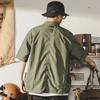 Jay Leno Camisa de Vestir Americana para Trabajo Chaqueta para Hombre Verano Nueva Moda Marca Secado Rápido Camisa de Manga Corta Ropa de Hombre