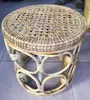 Banqueta de Rattan Pequena Banqueta Redonda Adereços Adereços de Performance Suprimentos de Dança Banqueta Infantil Banco de Rattan