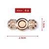Nova fivela de metal estilo chinês Fivela Hanfu estilo Ming Fivela Cheongsam Fivela Hanfu infantil Moda chinesa