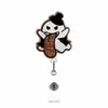 Insignia de Duende Boo Linda Brillante con Clip Retráctil para el Lugar de Trabajo, Regalo Divertido de Caricatura Original