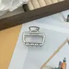Pinza de Metal de Garra Mediana Estilo Coreano Pinza para el Pelo de Tiburón para la Parte Trasera de la Cabeza, Versátil Accesorio para el Cabello Semi-Recogido para Mujeres