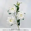 Flores Artificiais Rosa Diana Rosa de Quatro Cabeças Rosa Perfumada Arranjo de Flores para Salão de Casamento Rosa Artificial Flor de Seda Comércio Exterior Transfronteiriço