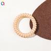 Estilo coreano elegante linha telefônica anel de cabelo feminino corda de cabelo transparente gelatina cor cabeça corda feminina elástico cabelo feminino rabo de cavalo pulseira