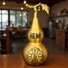 Calabaza de Latón Apertura Mantra de Seis Caracteres Adornos de Calabaza Sala de Estar Manualidades para el Hogar Adornos Decorativos Calabaza