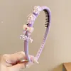 Faixa de Cabeça Infantil Menina Desenho Animado Kulomi Cabelo Quebrado Adorno de Cabeça Menina Topo Craniano Alto Laço de Cabeça com Dente Faixa de Cabeça Antiderrapante