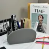 Caja de Almacenamiento con Patrón de Lichi Disponible para Artículos de Oficina, Organizador de Escritorio, Caja de Almacenamiento Duradera para Control Remoto, Caja de Almacenamiento de Cosméticos de PU Lg8175
