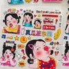 Pegatinas Decorativas de Dibujos Animados Nueva Chica Fea Linda Divertida Gorda para DIY Teléfono Tableta Diario Pegatinas Lindas para Taza de Agua Impermeables