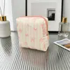 Bolsa de Armazenamento de Absorventes Higiênicos Portátil Acolchoada com Enchimento de Algodão para Mulheres, Alto Acabamento, Bolsa de Viagem Grande Capacidade para Artigos de Higiene Pessoal e Maquiagem