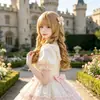 Peruca de e-commerce Categoria 2 para mulheres, penteado longo cacheado Lolita, popular entre influenciadores, cosplay, cachos dourados romanos, aplique completo de princesa, atacado