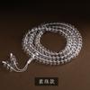 Rosario Original de Cristal Blanco Optimizado 108 Cuentas de Mano para Hombres y Mujeres Pulsera de Cuentas de Ábaco Joyería Envío Gratis