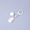 Llavero de Conejo Estrella de Cinco Puntas Lindo Llavero de Conejo Regalo para Mejor Amiga Chica Dulce Hebilla de Joyería para Mochila Colgante