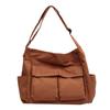 Grande capacidade saco de lona mulheres ins estilo moda marca menina ombro saco crossbody ruiying estilo ocidental cross-border mochila feminina